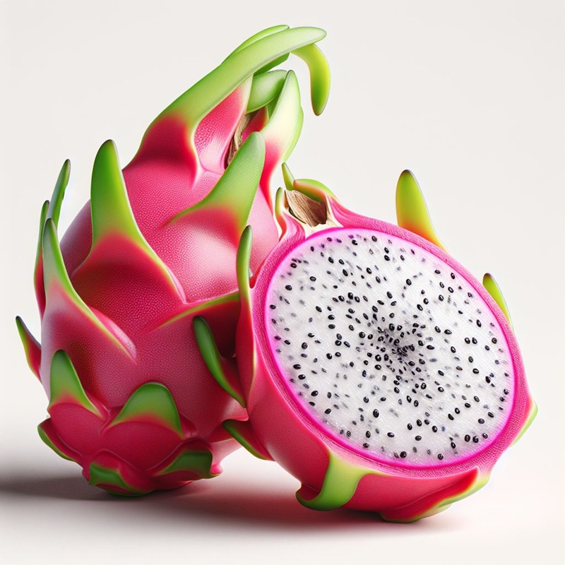 A photo of a dragon fruit.